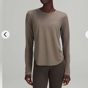 Lululemon High Neck Running and Training Longsleeve Shirt